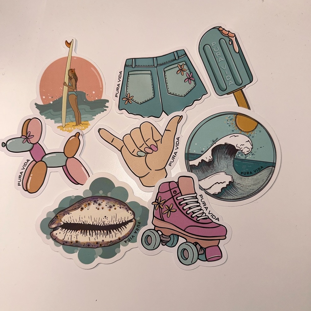 COPY - Pura Vida sticker pack